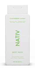 New Limited Edition Collection Body Wash By Native.e - (1) bottle 18 FL OZ (Cucumber &amp Mint)