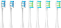 Compatible for Oclean - 7pcs Replacement Brush Heads Fit Flow/X/X PRO/Z1/F1/One/Air 2/SE Soft Dupont Bristle Vacuum Packaging(3blue 4Wgreen)