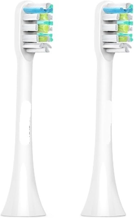 Compatible for SOOCAS Electric Toothbrush Heads Replacement X1 X3 X3U X5 Teeth Brush(White 2 pcs)
