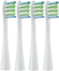 4/12 Pcs Replaceable Brush Heads Suitable Compatible for Oclean X/X PRO/ Z1/ F1/ One/Air 2 /SE Sonic Electric Toothbrush Refills(4white)