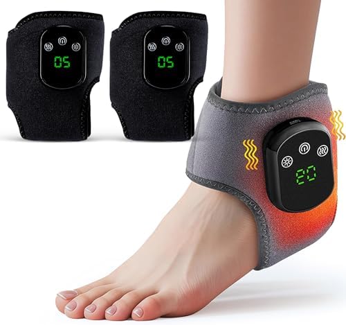 Triple Method Heated Foot Massager for Neuropathy (Black2Pcs)
