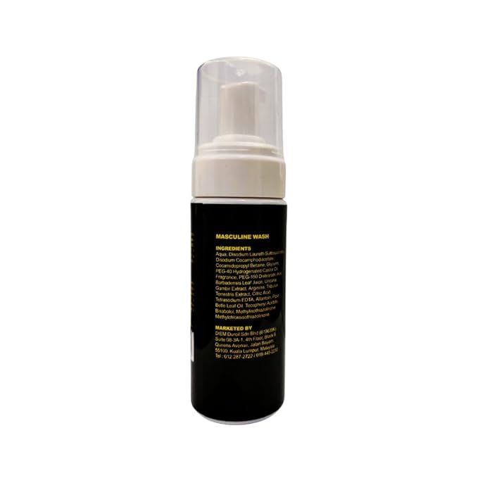 Masculine Wash 150ml – Oud Scented Intimate and Body Wash for Men