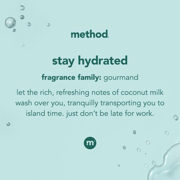 Method Body Wash Variety Pack Hydrating Coconut Milk 18 Fl Oz Simply Nourish 18 Fl Oz (Variety Pack)