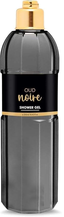 Ou.d No.ir (Black Oud) Shower Gel - Body Wash for Men and Women Unisex - Gentle Cleansing (Pack of 2)