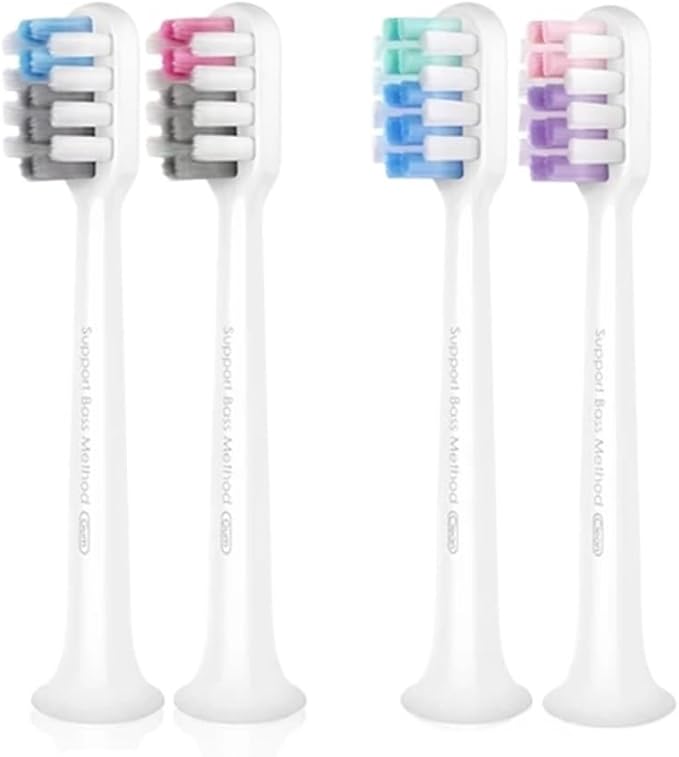 Brush Heads Compatible for Electric Toothbrush Sensitive Cleaning Version Apply Sonic Bristle Nozzles(Sensitive 2 pcs)