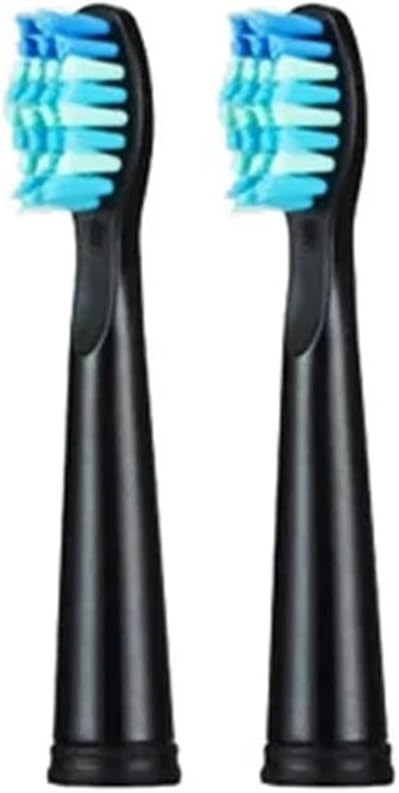 2/5/10Pcs Electric Toothbrush Replacement Heads Compatible WithCompatible for SEAGO/Fairywill SG/FW 910/507/958/515/949/575/551(2pcs Black)