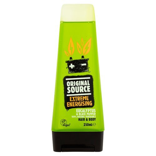 Original Source Eucalyptus and Black Pepper Extreme Energising Shower Gel 250 ml - Pack of 6