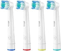 Replacement Toothbrush Heads Compatible For Oral-B Braun Electric Precision Clean Brush Heads Refill For 7000/Pro 1000/9600/ 5000/3000/8000(Ivory)