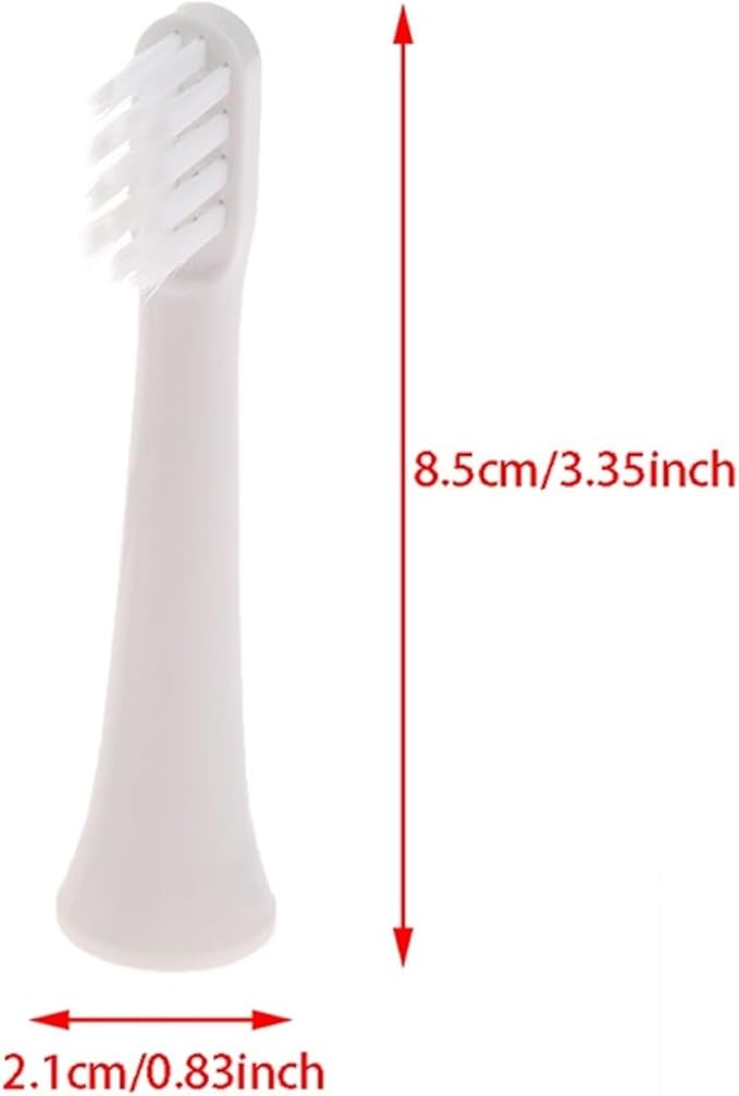 12Pcs Toothbrush Compatible for T100 Soft Vacuum Replacment Heads Clean Bristle Brush Head