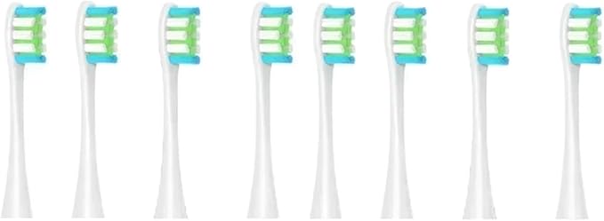 Replacement Brush HeadsCompatibility for Oclean X/X PRO/Air 2 /SE / Z1/ F1(8pcs Blue Green)