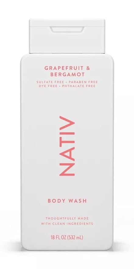New Limited Edition Collection Body Wash By Native.e - (1) bottle 18 FL OZ (Grapefruit &amp Bergamo)