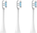 Suitable for Replacement Heads of T501C/T501/T301/T302 Electric toothbrushes(White blue-3pcs)