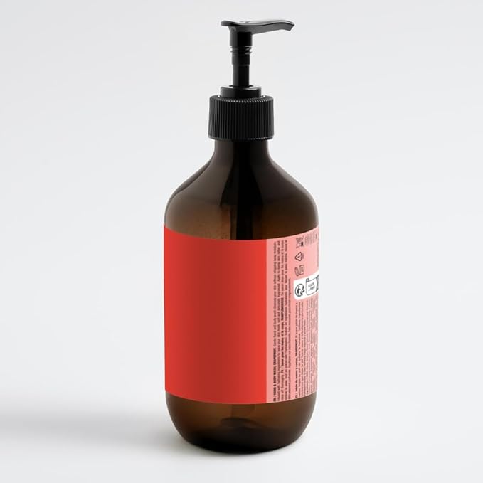 Grapefruit Hand &amp Body Wash – Hydrating Vegan Cleanser for All Skin Types Gentle Moisture-Rich Formula with Betaine &amp Berry Extract 98% Natural ECOCERT COSMOS Natural Certified (1)