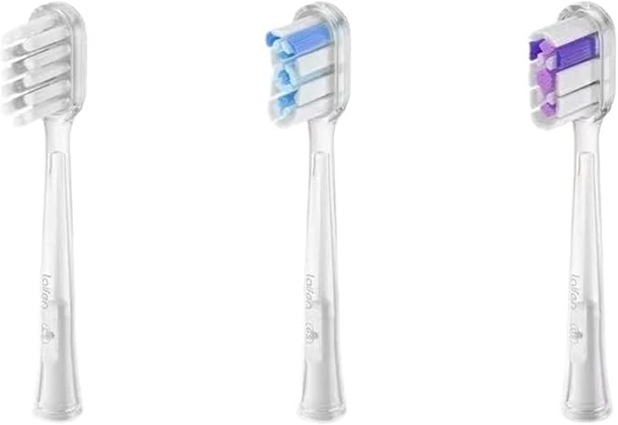 15pcs Brush Head Compatible with LaiFen LFTB01-P-A-S Sonic Electric Toothbrush Vacuum Packaging(Regular-Blue)