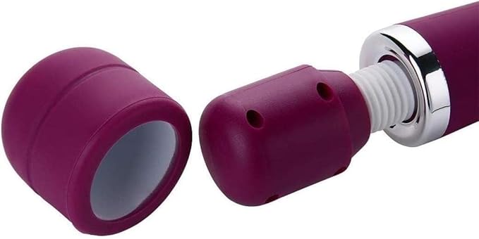Big Deep Tissue Full Body Massager for Muscle Relief Back Neck Hand Foot Leg Arm Massage Powerful Handheld Tool for Women Muti Speeds (Purple Big and Blue Small Massager)