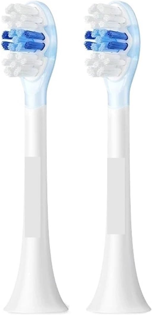 Compatible for SOOCAS Electric Toothbrush Heads Replacement X1 X3 X3U X5 Teeth Brush Bristle Nozzles Smart Accessory(2pcs White)