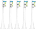 Compatible for X3 X5 X3U X1 V1 V2 Clean Brush Heads Replacement Head Bristle Sonic Electric Nozzles with Anti-dust Cap(5pcs White)