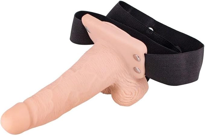 ASK GRANDPA GOURMET COFFEES 6'' Vibration Hollow Strap-On - USB Recharge Hollow Strap-On One-Size