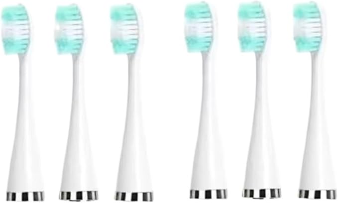 3/6pcs Replacement Toothbrush HeadsCompatible for H156/M07/HC09 Smart Electric Tooth Brush Heads Bristle Nozzle(6PCS)
