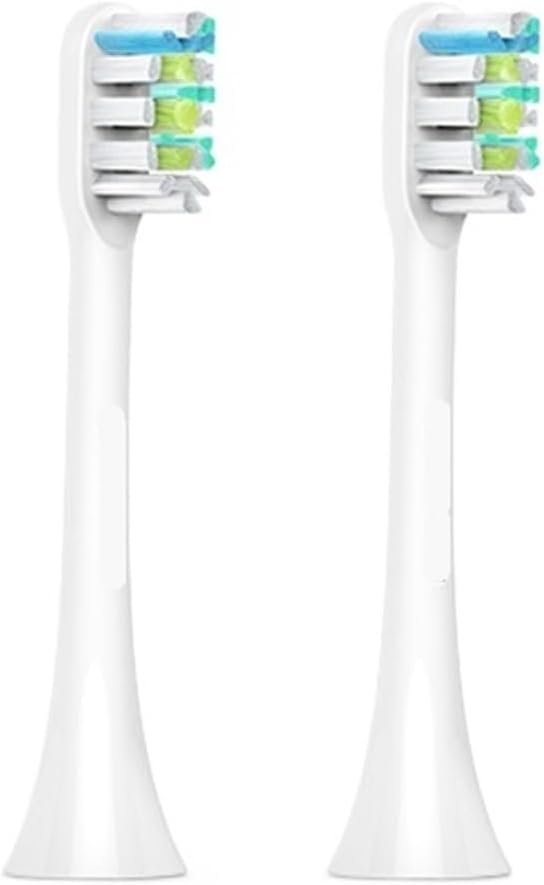 2/4PCS Electric Toothbrush Heads ReplacementCompatible for SOOCAS X1 X3 X3U X5 Teeth Brush Replacement Heads(White 2 pcs)