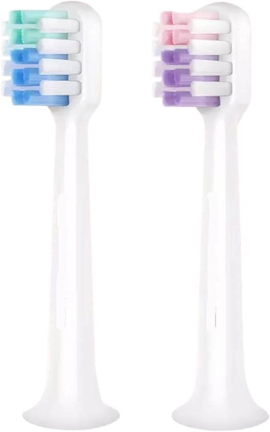 Toothbrush Head Compatible with Xiaomi Dr. Bei Electric C1 Cleaning Type Or Soft Bristle(Clean Type)