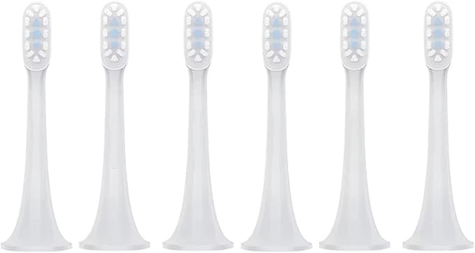 Compatible for T300 T500 Toothbrush Head Teethbrush Replacement Heads Acoustic Clean（6PCS ）(6PCS Universal Heads)