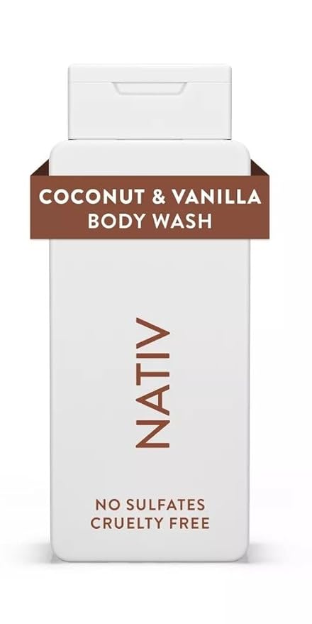 New Limited Edition Collection Body Wash By Nativee - (1) bottle 18 FL OZ (Coconut &amp Vanilla)