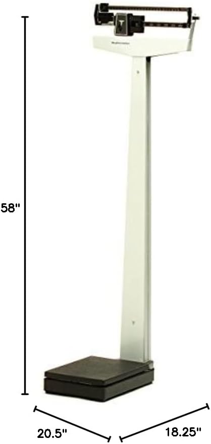 Health o meter Professional 400KL Mechanical Beam Medical Scale Physician Balance Alloy Steel White