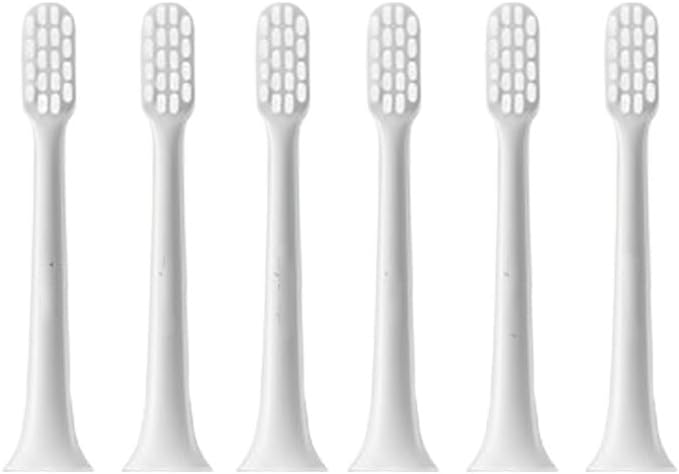 Compatible for MIJIA Sonic Electric Toothbrush Head T100 T200 T200C T300 T301 T302 T500 T700 Replacement Heads(T200 T200C 6PCS)
