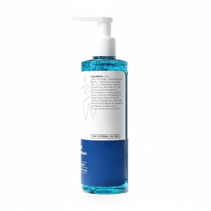 5% AHA BHA Exfoliating Body Wash 250ml | For Body Acne Skin De-Tan | Infused with 3% Lactic Acid 1% Salicylic Acid 1% Glycolic Acid | Non-Drying Paraben Free.