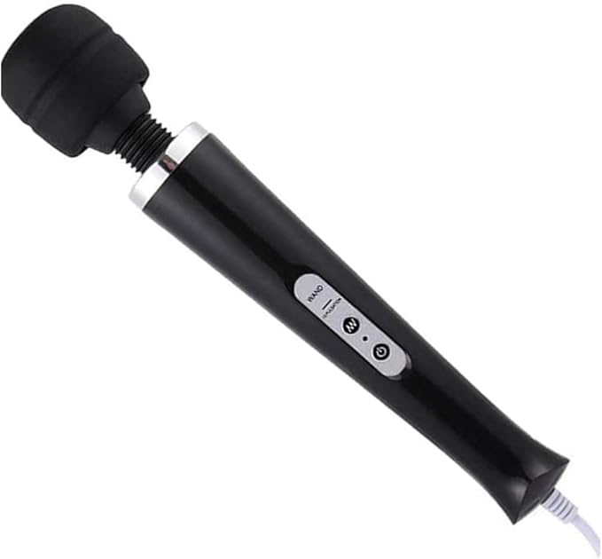 Power Massager Handheld Tool Electric Foot Neck Back Hand Leg Arm Muscle Aches for Women Men Massage Therapy Pain Relief Deep Tissue Toy Black Big and Blue Small Tool