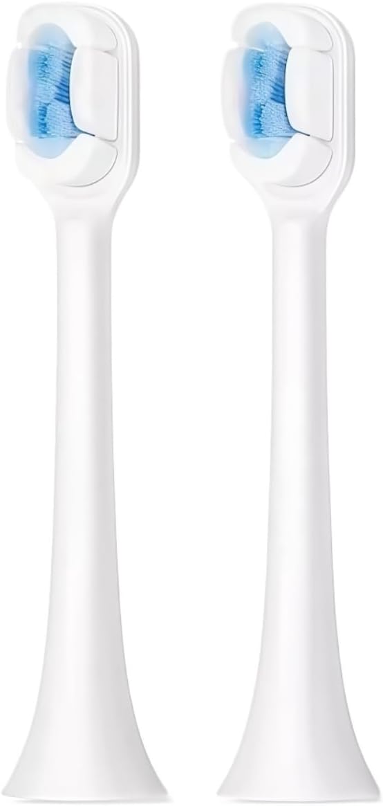 Electric Toothbrush Heads Replacement Compatible with SOOCAS X1 X3 X3U X5 Teeth Brush Replacement Heads(2 Pieces White)
