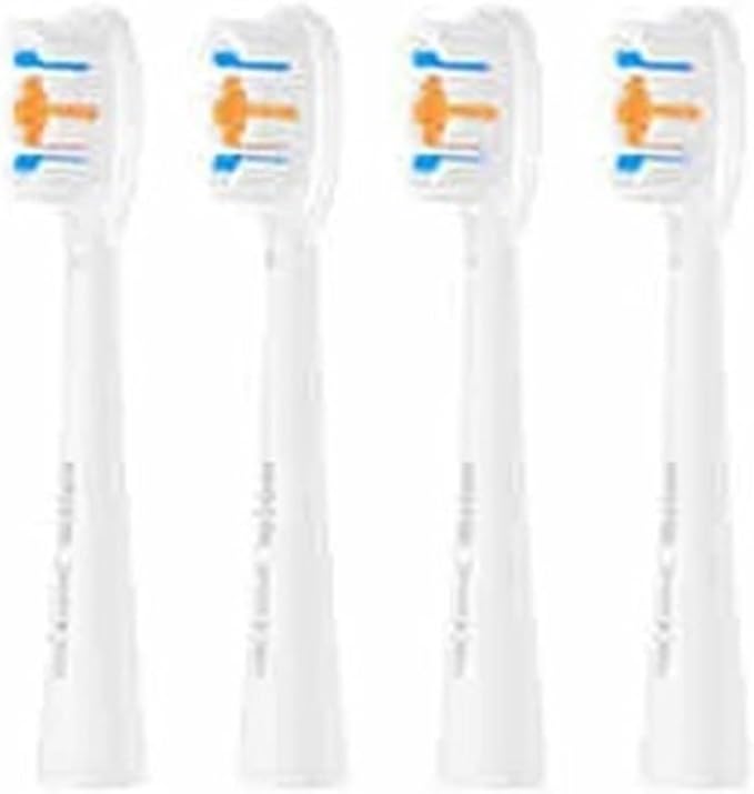 4PCS Replacement Brush Heads for SOOCAS PT1 Sonic Electric Toothbrush Bristle Nozzles