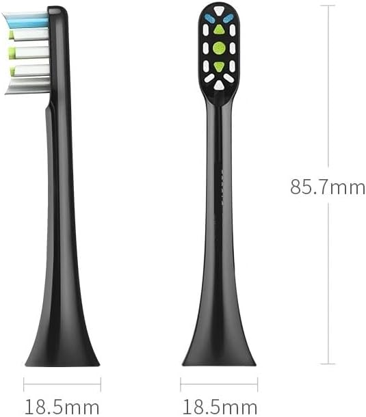 Compatible for SOOCAS Sonic Electric Toothbrush Heads Replacement X1 X3 X3U X5 Teeth Brush(White 2 pcs)