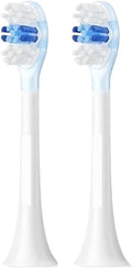 Toothbrush Replacement Heads Compatible with X3 Series X3U X3pro D2 D3S D5(2 Clean White)