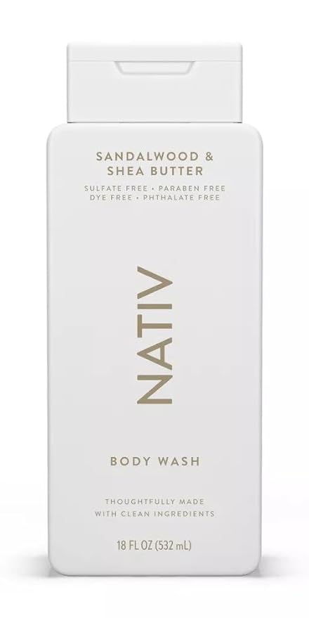New Limited Edition Collection Body Wash By Nativee - (1) bottle 18 FL OZ (Sandalwood &amp Shea Butter)
