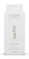 New Limited Edition Collection Body Wash By Native.e - (1) bottle 18 FL OZ (Sandalwood &amp Shea Butter)