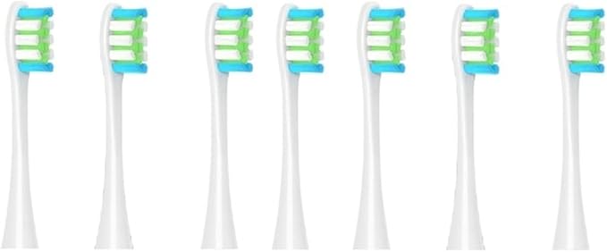 Compatible for Oclean 7pcs Replacement Heads Brush Soft Sonic Toothbrush Vacuum Bristle(Style E)