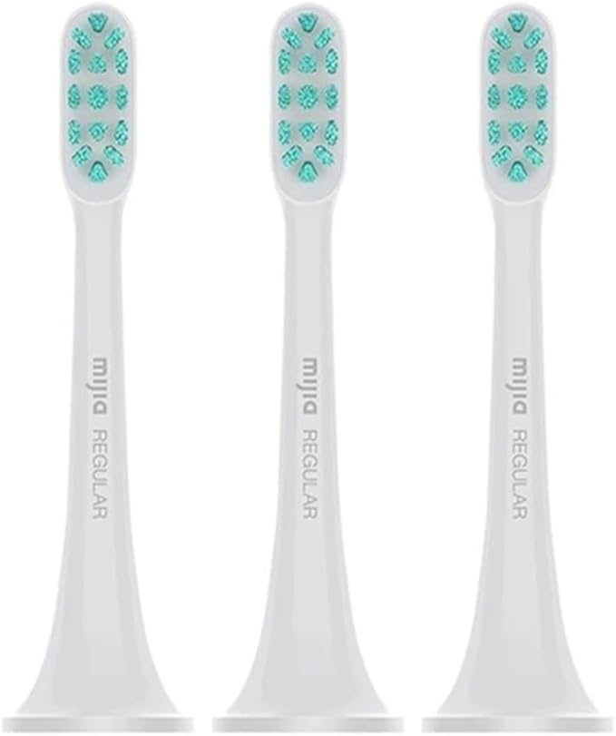 3 Pieces Compatible with Xiaomi Mijia T300 T500 Toothbrush Heads Replacement(Orange)