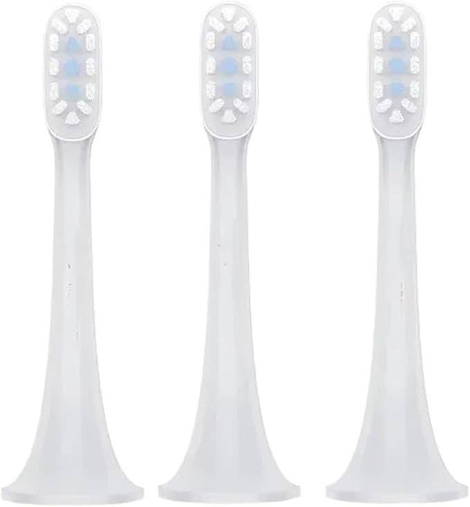 Compatible for 3pcs Original Xiaomi Mijia T300 T500 Sonic Toothbrush Heads Teethbrush Replacement Oral Hygiene Mi Brush Head(White 6PCS)