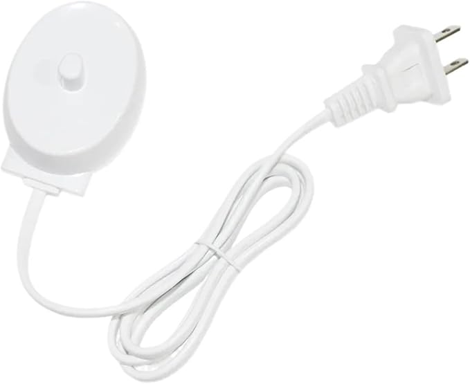 Plug ReplacementCompatible for Oral B 3757 Series D12 D20 Electric Toothbrush Charger Inductive Charging Base Adapter(C plug)