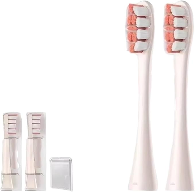Electric Toothbrush Brush Heads Compatible for X Pro Elite Flow Z1 X10 E1 Air 2 All Series Smart Sonic Accessorie Bristles(2pcs)