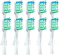 20PCS Toothbrush Heads for G7/P7/Y8/T9/T10/T6S/T7S/A7 Replacement Brush Head Soft Bristle Vacuum with Cover(20PCS White)