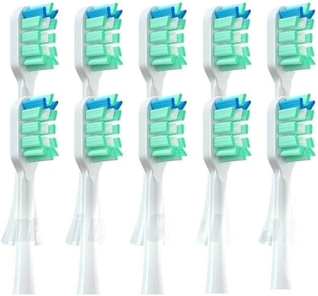 20PCS Toothbrush Heads for G7/P7/Y8/T9/T10/T6S/T7S/A7 Replacement Brush Head Soft Bristle Vacuum with Cover(20PCS White)