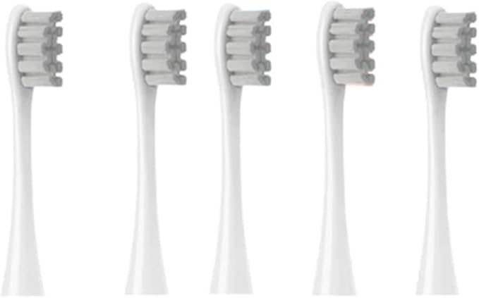5pcs Replacement Electric Toothbrush Heads Compatible for X PRO / Z1/ F1/ One/Air 2 Sonic(White)