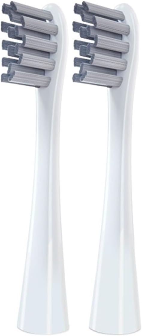 Replaceable Brush HeadsCompatible for X/X PRO/ Z1/ F1/ One/Air 2 /SE Electric Toothbrush Nozzles Vacuum Package(2gray)