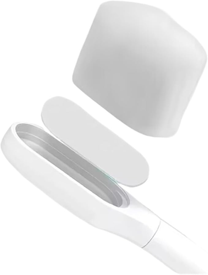 2/4PCS Soft Toothbrush Gum Care Sensitive Nano Brush Heads forCompatible Phili HX3/HX6/HX9(2PCS White)