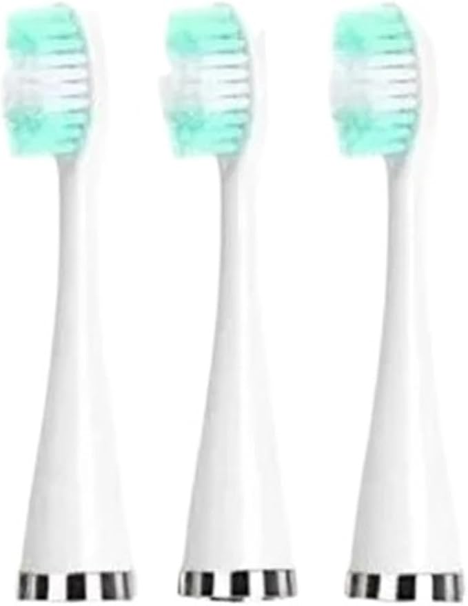 3 Pcs Replacement Brush Heads Electric Toothbrush Head Compatible for Brand Teeth Cleaner Bristle Refill(Gray)