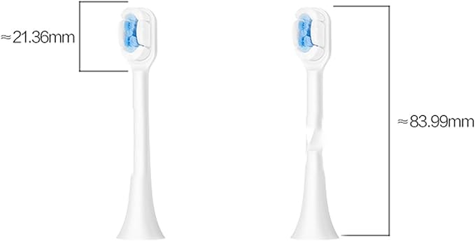 Compatible for SOOCAS Electric Toothbrush Heads Replacement X1 X3 X3U X5 Teeth Brush(White)
