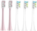 Compatible for X3 X5 X3U X1 V1 V2 Clean Brush Heads Replacement Head Bristle Electric Nozzles with Anti-dust Cap(2 Pink 3 White)